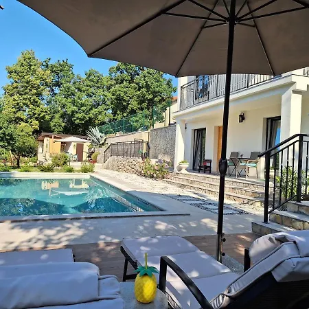 Villa Luxury Kvarner Park With Garden And Large Rgb Private Pool *