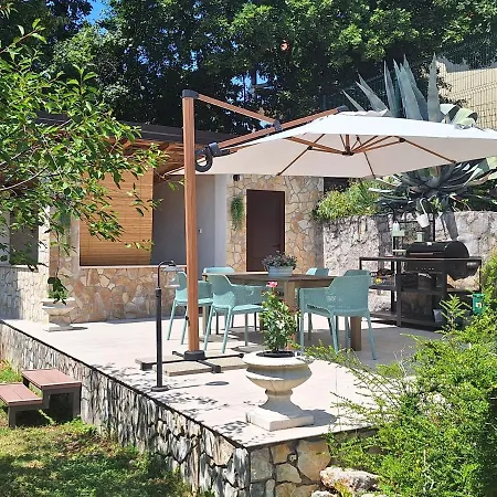 Luxury Kvarner Park With Garden And Large Rgb Private Pool