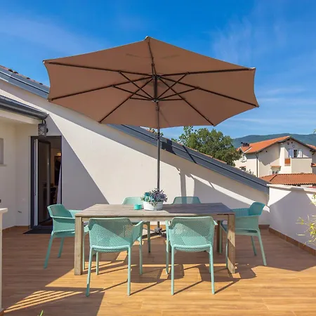 Villa Luxury Kvarner Park With Garden And Large Rgb Private Pool Kastav