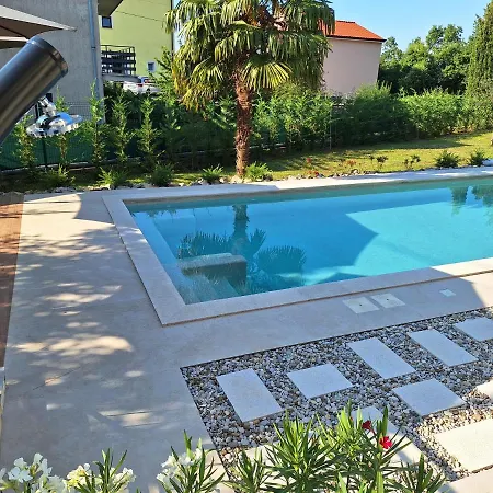 Luxury Kvarner Park With Garden And Large Rgb Private Pool Villa Kastav