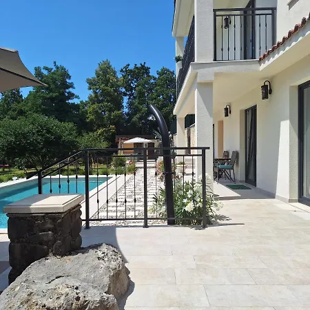 Luxury Kvarner Park With Garden And Large Rgb Private Pool