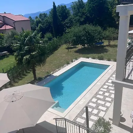 Luxury Kvarner Park With Garden And Large Rgb Private Pool Villa Kastav