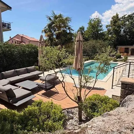 Villa Luxury Kvarner Park With Garden And Large Rgb Private Pool