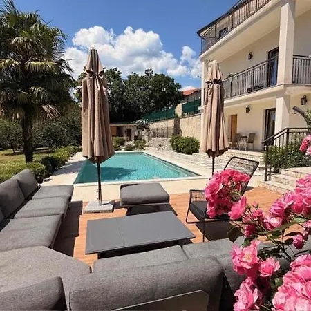 Villa Luxury Kvarner Park With Garden And Large Rgb Private Pool